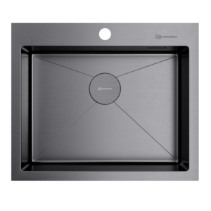 Мойка кухонная Omoikiri Akisame 59 Вороненая сталь 4973096