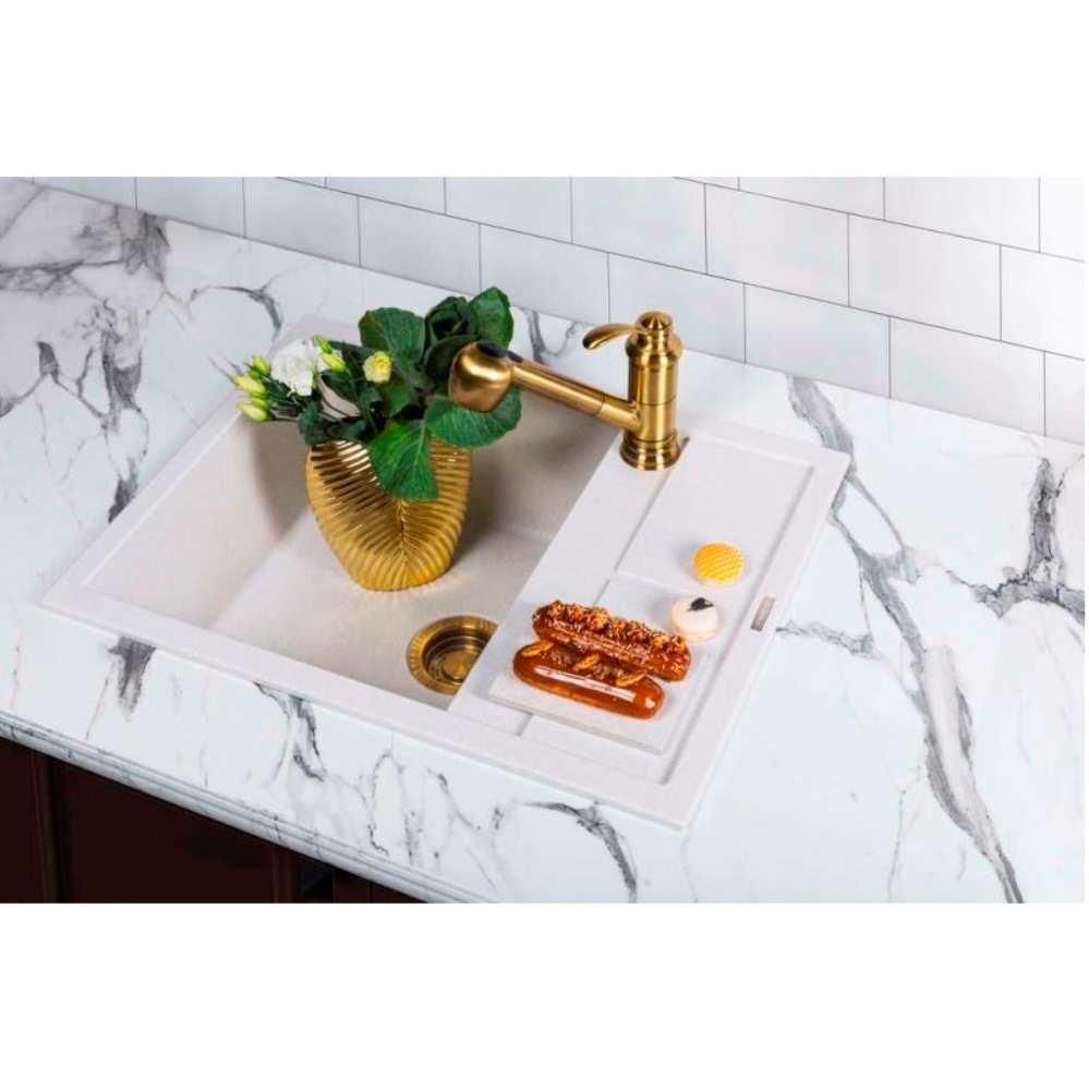 Мойка кухонная Omoikiri Sumi 65 Ваниль 4993671 — изображение 3