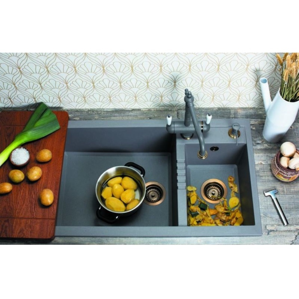 Мойка кухонная Omoikiri Tedori 86 Ваниль 4993933 — изображение 3