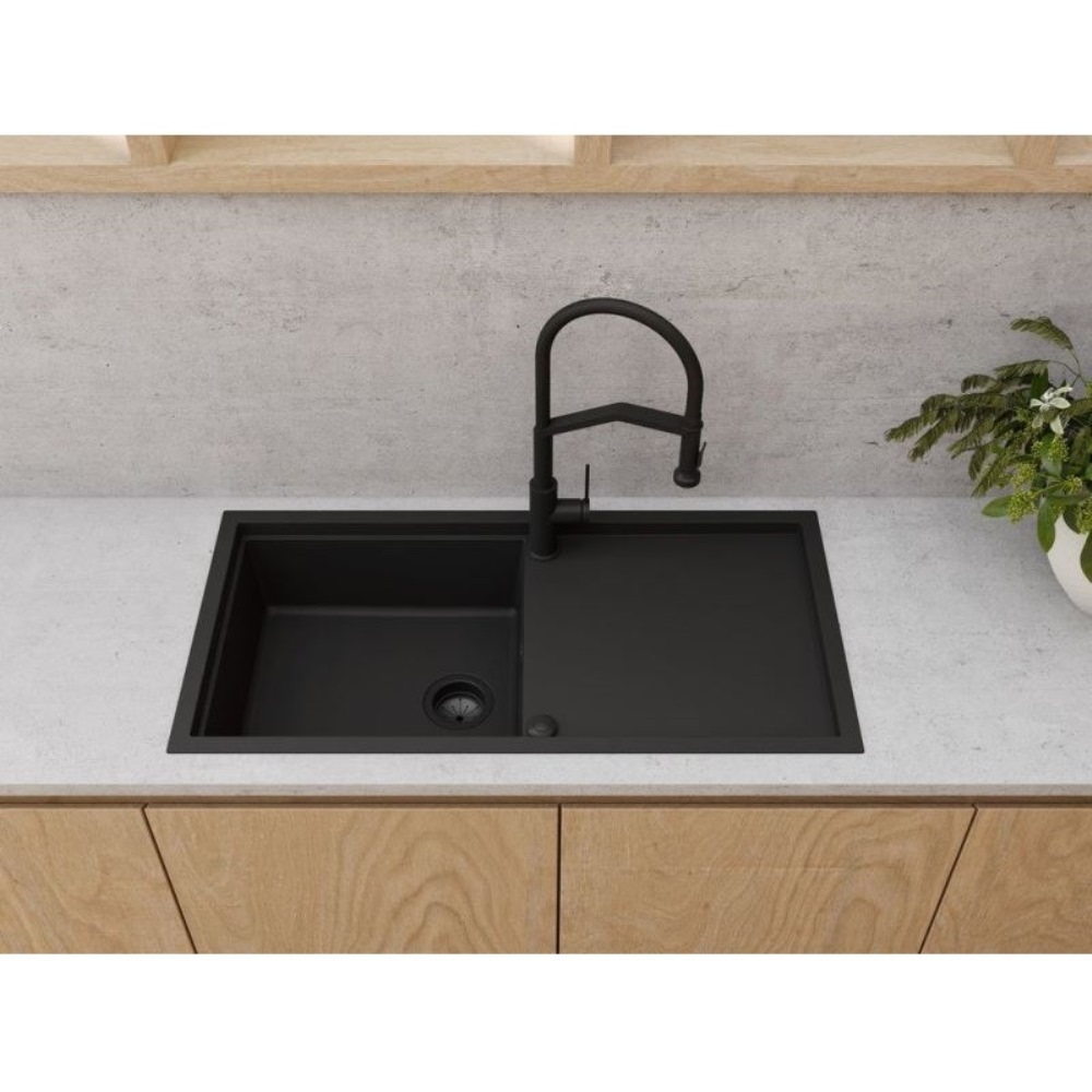 Мойка кухонная Omoikiri Sintesi 100 Белый матовый 4997126 — изображение 3